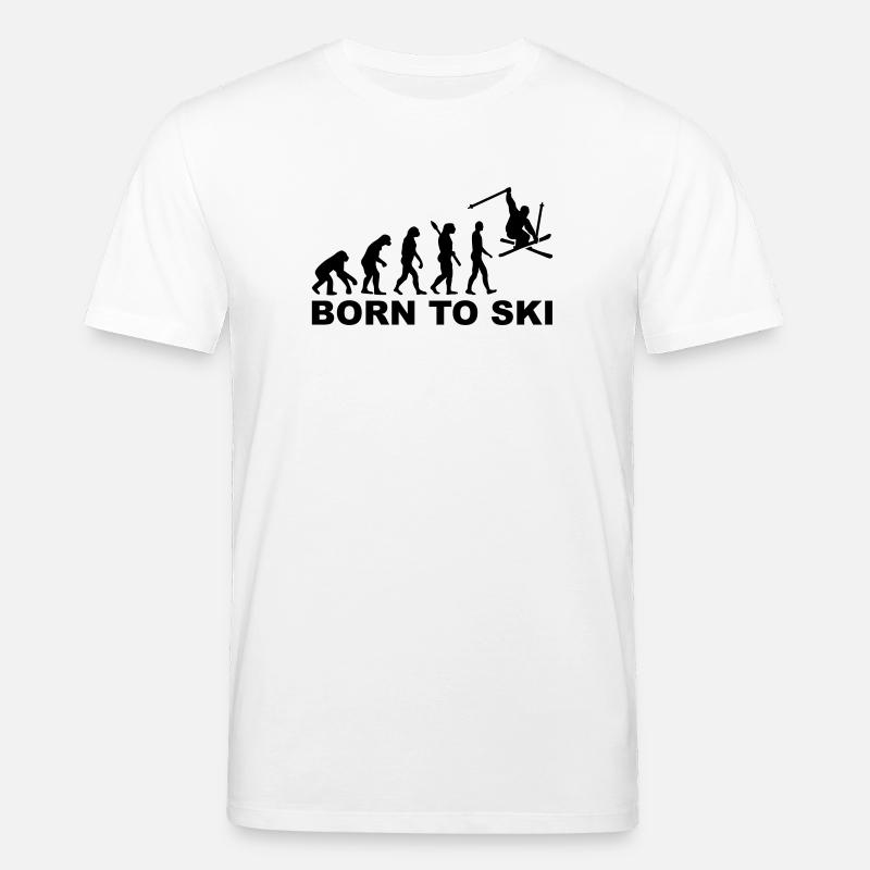 Ski - Stanley/Stella Unisex Bio-T-Shirt CREATOR - Weiß