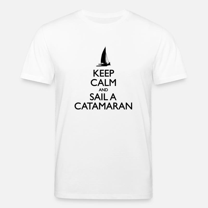 Sail a Catamaran - Stanley/Stella Unisex Bio-T-Shirt CREATOR - Weiß
