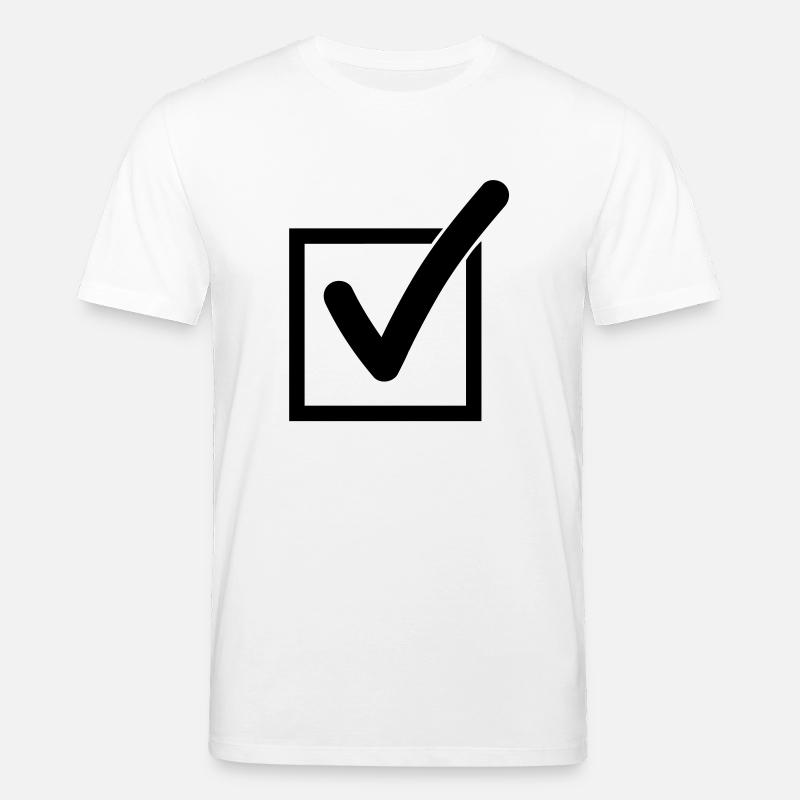 check_mark_f1 - Stanley/Stella Unisex Bio-T-Shirt CREATOR  - Weiß