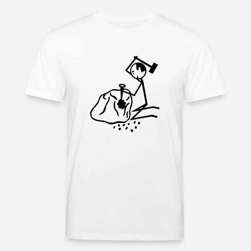 Bildhauer Steinmetz - Stanley/Stella Unisex Bio-T-Shirt CREATOR  - Weiß