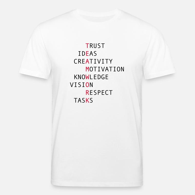 TEAMWORK - Stanley/Stella Unisex Bio-T-Shirt CREATOR  - Weiß