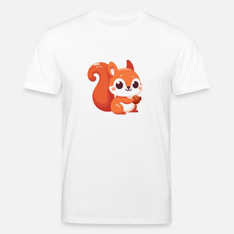 Chibi Eichhörnchen Kawaii - Stanley/Stella Unisex Bio-T-Shirt CREATOR  - Weiß
