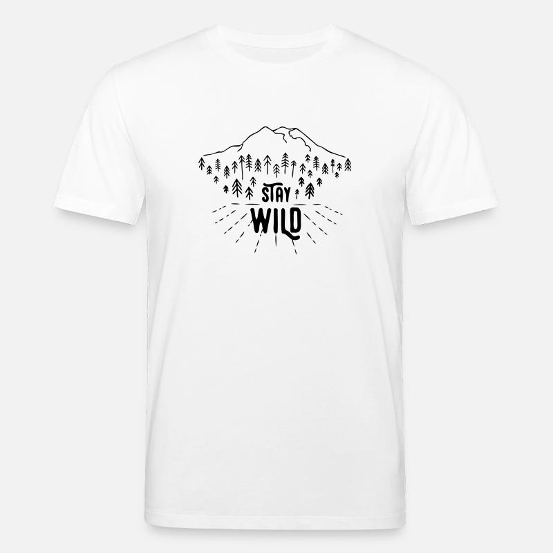 Stay Wild - Stanley/Stella Unisex Bio-T-Shirt CREATOR  - Weiß