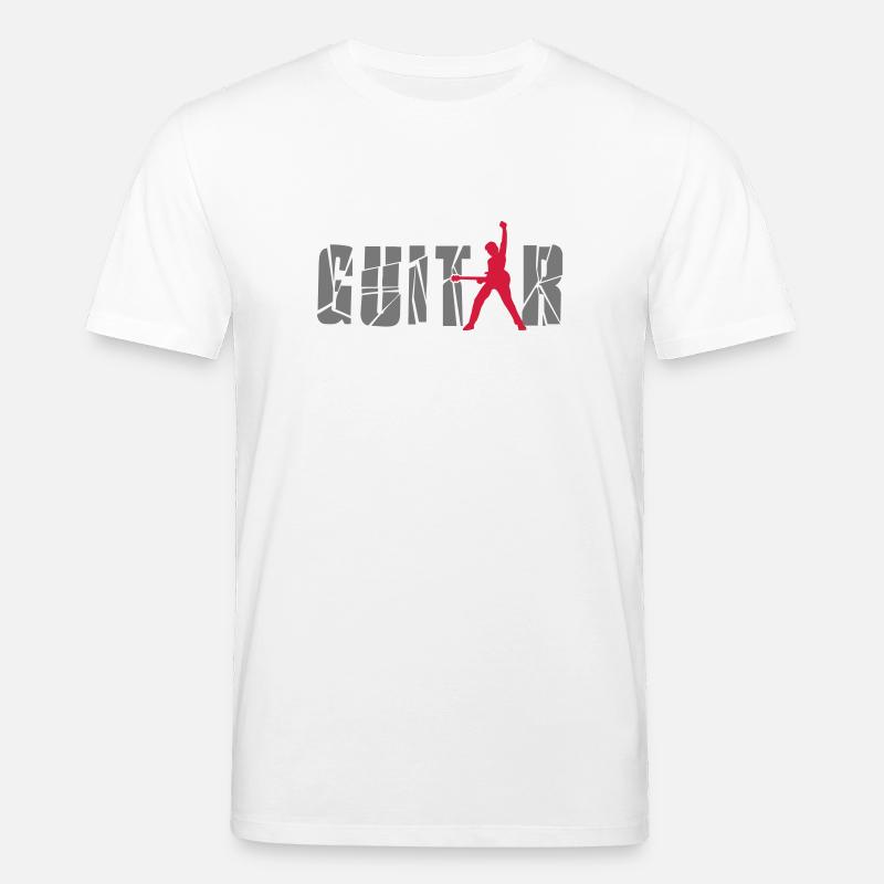 guitar player - Stanley/Stella Unisex Bio-T-Shirt CREATOR  - Weiß