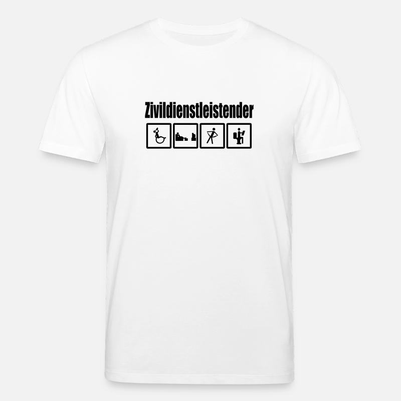 Zivildienstleistender - Stanley/Stella Unisex Bio-T-Shirt CREATOR  - Weiß