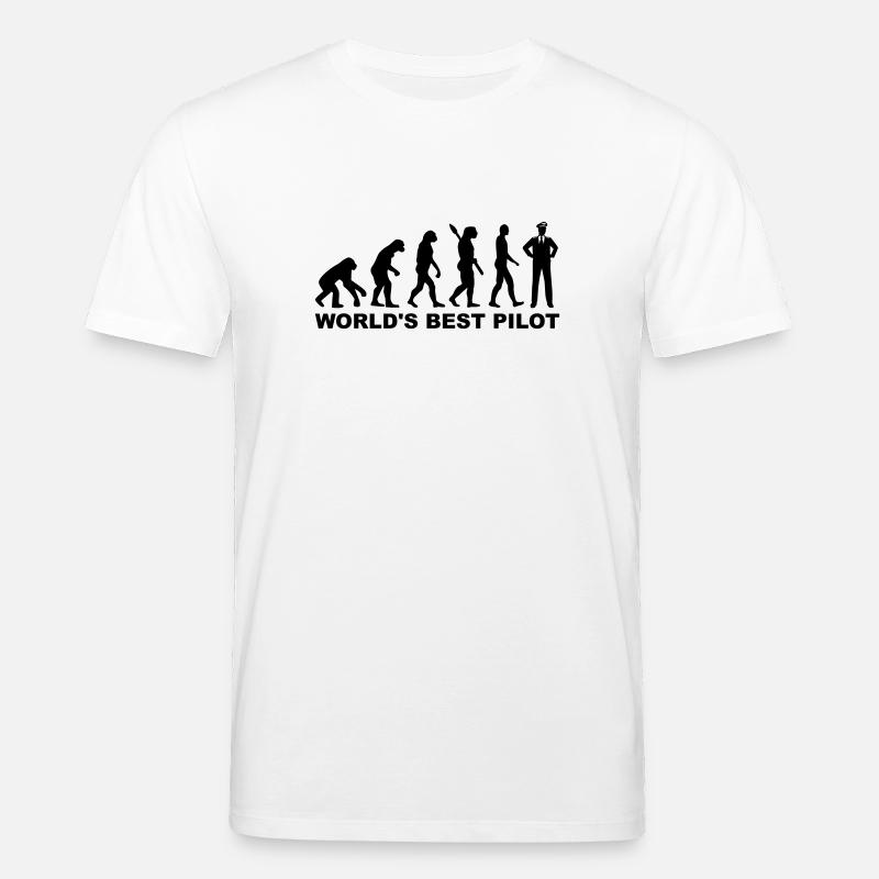 Pilot - Stanley/Stella Unisex Bio-T-Shirt CREATOR  - Weiß