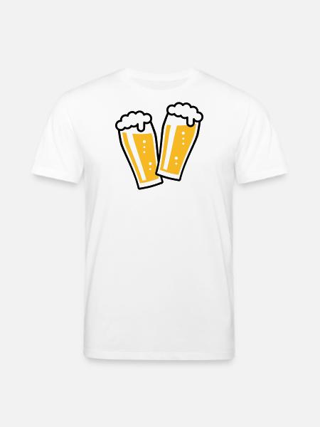 XDoppelter Willie (2) - Stanley/Stella Unisex Bio-T-Shirt CREATOR  - Weiß