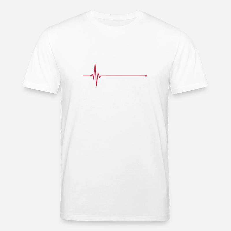 Puls - Pulslinie - Frequenz - Stanley/Stella Unisex Bio-T-Shirt CREATOR  - Weiß