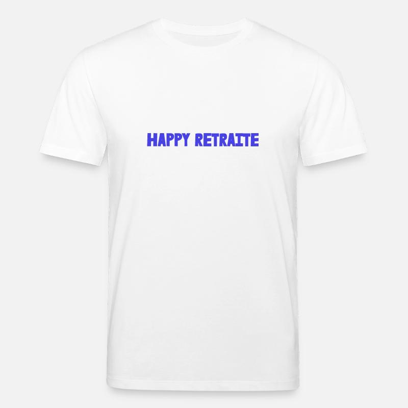 RETRAITE. RETRAITE. RETRAITEE. RETRAITE - T-shirt bio CREATOR Stanley/Stella Unisexe - blanc