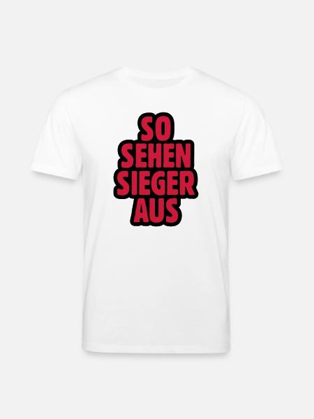 SO SEHEN SIEGER AUS - Stanley/Stella Unisex Bio-T-Shirt CREATOR  - Weiß