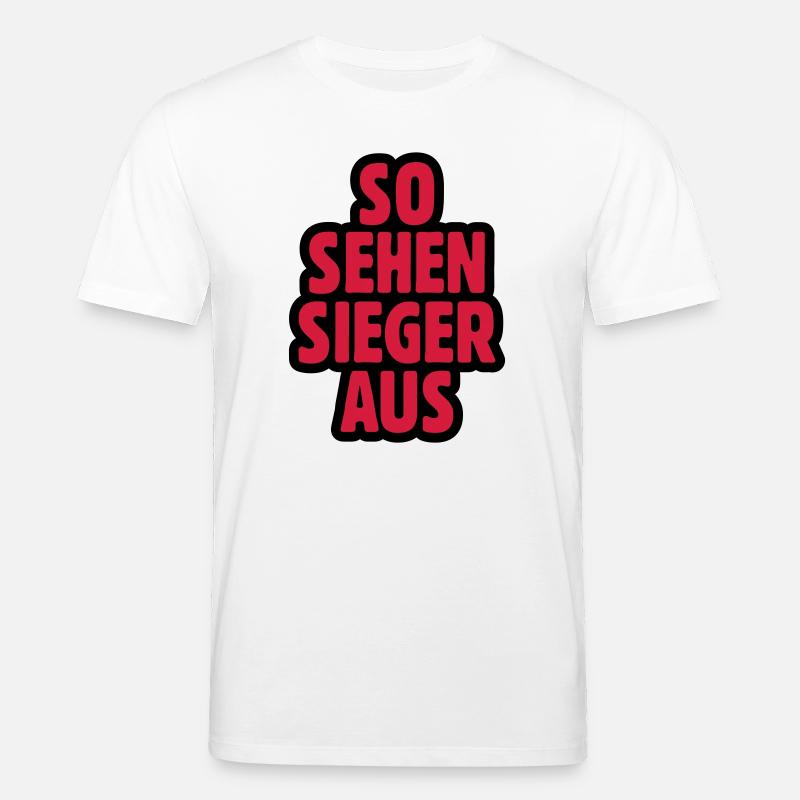 SO SEHEN SIEGER AUS - Stanley/Stella Unisex Bio-T-Shirt CREATOR  - Weiß