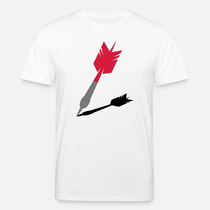 A dart and his shadow - Stanley/Stella CREATOR Unisex Organic T-Shirt - white