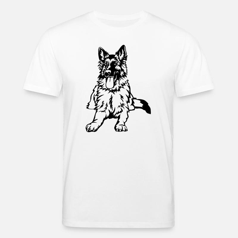 Deutscher Schäferhund - Stanley/Stella Unisex Bio-T-Shirt CREATOR  - Weiß