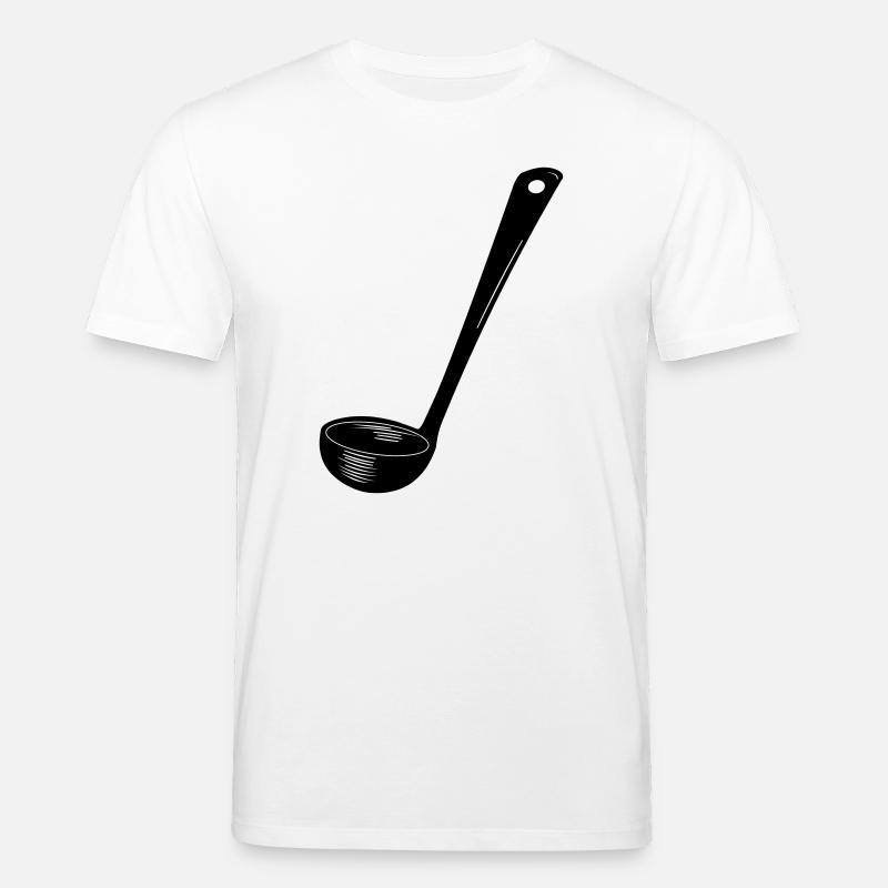 Transparenter Suppenlöffel - Stanley/Stella Unisex Bio-T-Shirt CREATOR  - Weiß