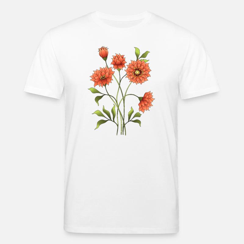 Fleur - T-shirt bio CREATOR Stanley/Stella Unisexe - blanc