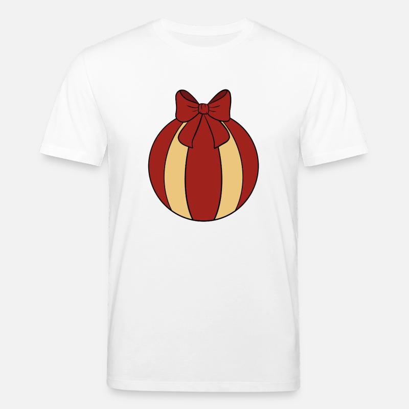 Weihnachtskugel  - Stanley/Stella Unisex Bio-T-Shirt CREATOR  - Weiß