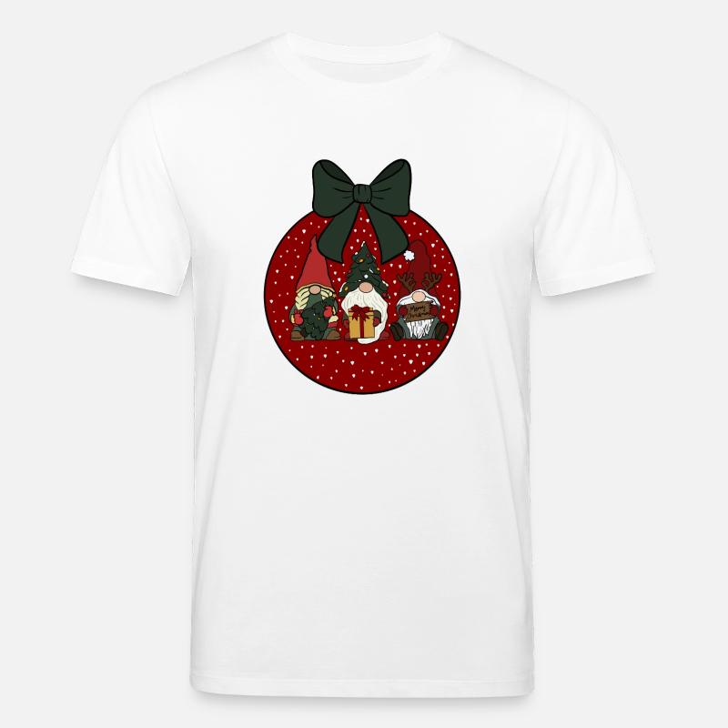 Weihnachtskugel  - Stanley/Stella Unisex Bio-T-Shirt CREATOR  - Weiß