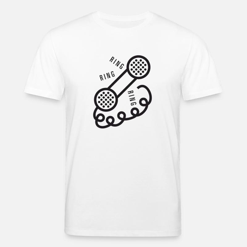 Ring Ring Ring - Stanley/Stella Unisex Bio-T-Shirt CREATOR  - Weiß
