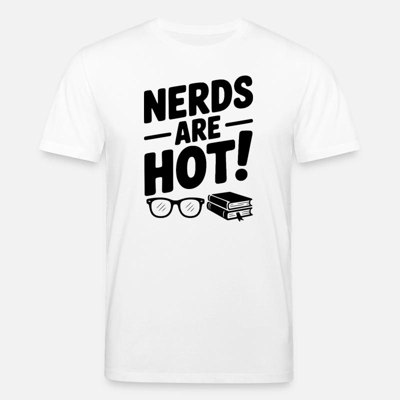 Nerds sind heiß! - Stanley/Stella Unisex Bio-T-Shirt CREATOR  - Weiß
