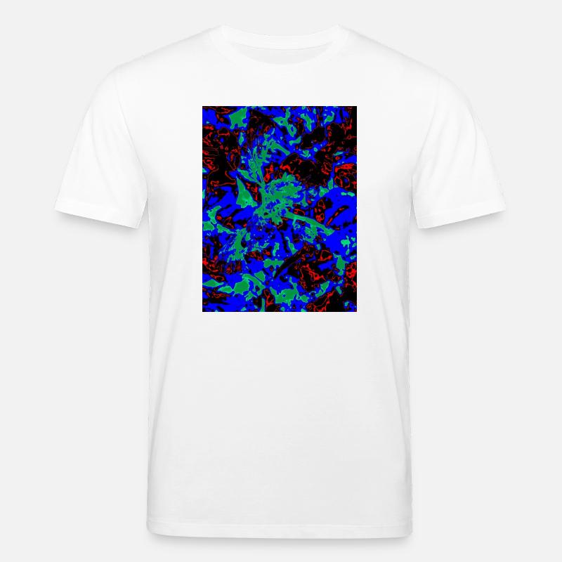 Nébuleuse de la Fleur de Néon - T-shirt bio CREATOR Stanley/Stella Unisexe - blanc