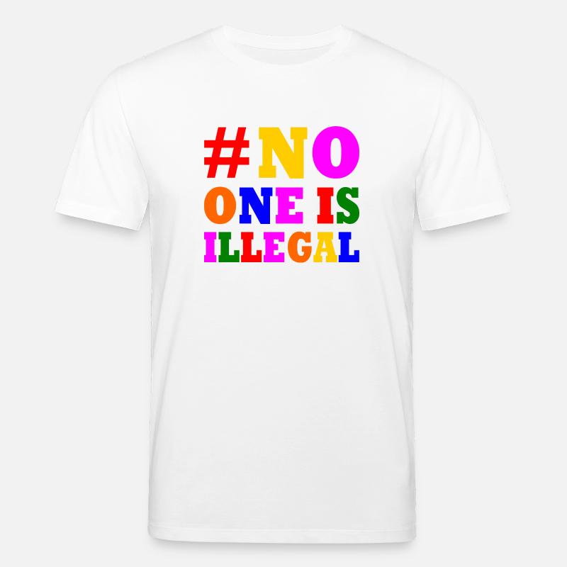 No one is illegal - Stanley/Stella Unisex Bio-T-Shirt CREATOR  - Weiß