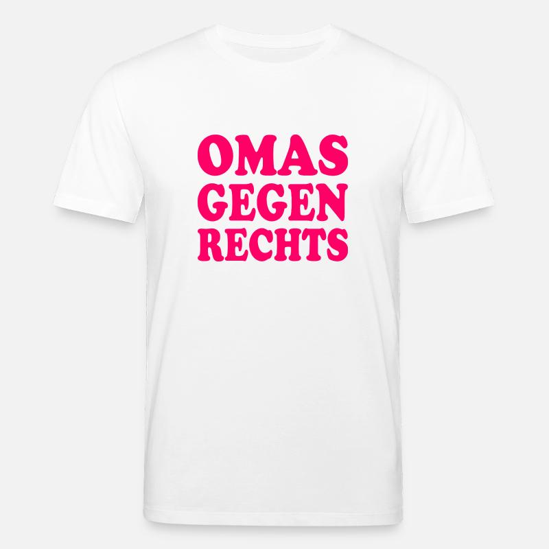Omas gegen rechts - Stanley/Stella Unisex Bio-T-Shirt CREATOR  - Weiß