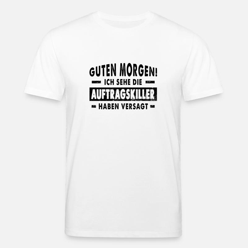 Auftragskiller-black - Stanley/Stella Unisex Bio-T-Shirt CREATOR  - Weiß