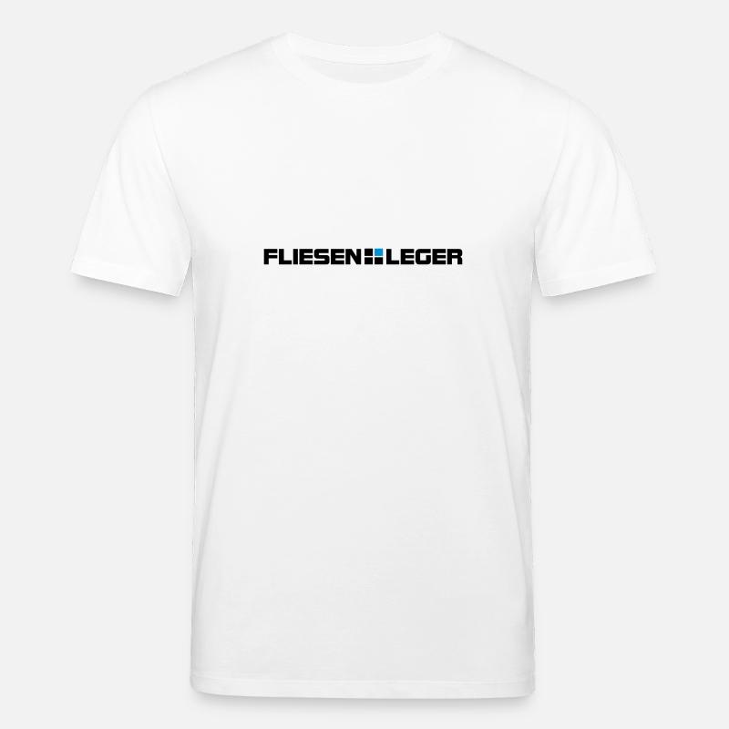 fliesenleger, fliesen, handwerker - Stanley/Stella Unisex Bio-T-Shirt CREATOR  - Weiß