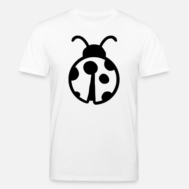 süßer Marienkäfer - Stanley/Stella Unisex Bio-T-Shirt CREATOR  - Weiß
