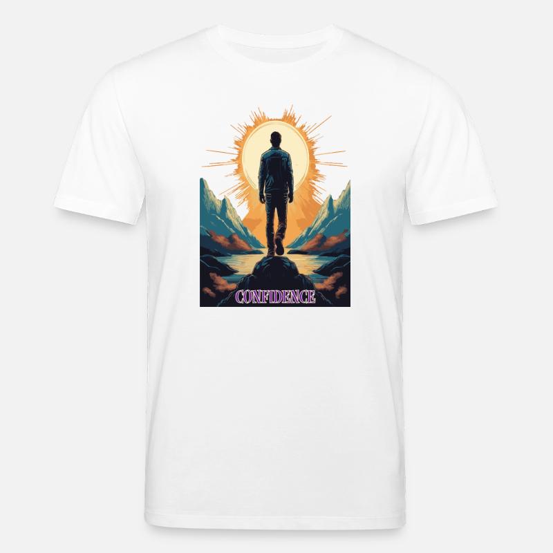 Confidence – Stärke durch Selbstbewusstsein - Stanley/Stella Unisex Bio-T-Shirt CREATOR  - Weiß