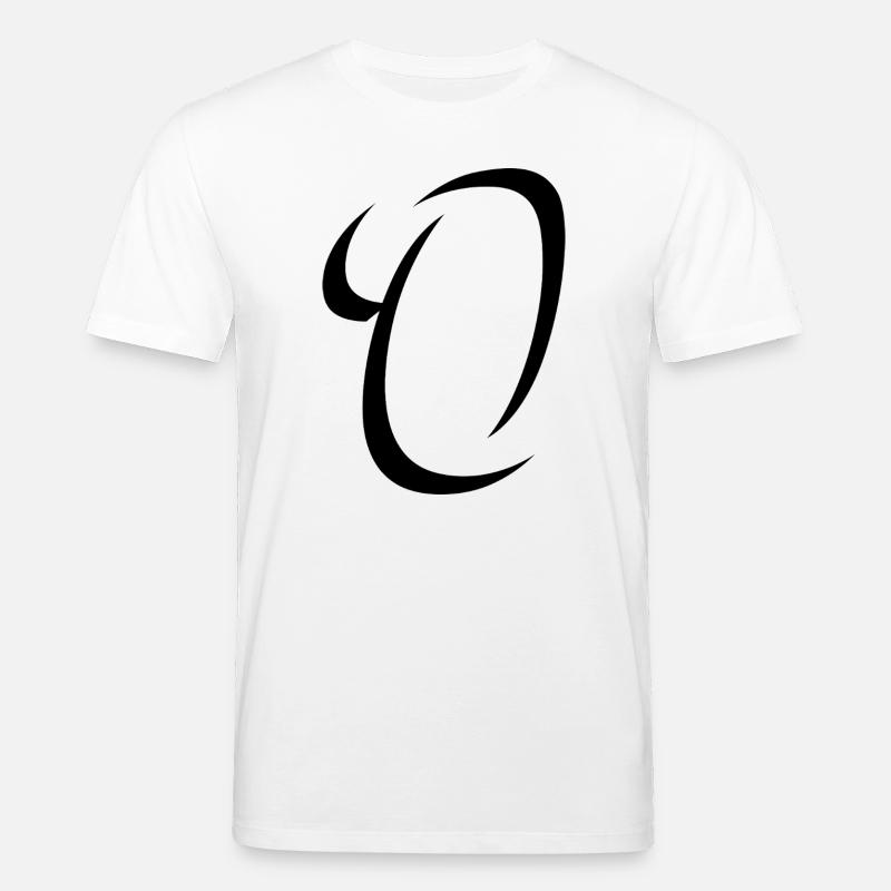 Letter O, Name, der Buchstabe O - Stanley/Stella Unisex Bio-T-Shirt CREATOR  - Weiß