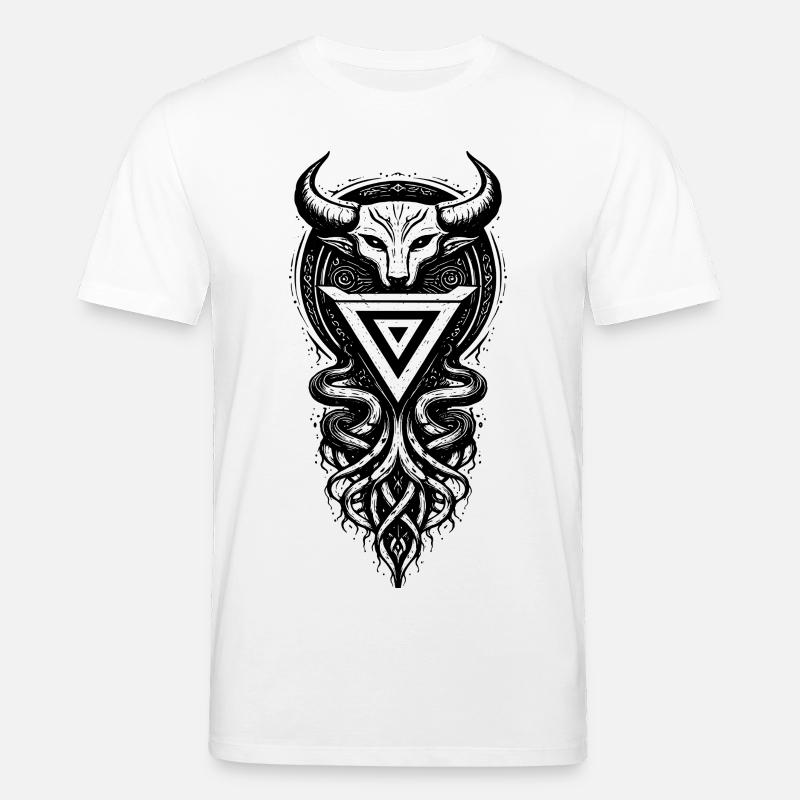 Symbole sacré du dieu slave Veles - T-shirt bio CREATOR Stanley/Stella Unisexe - blanc