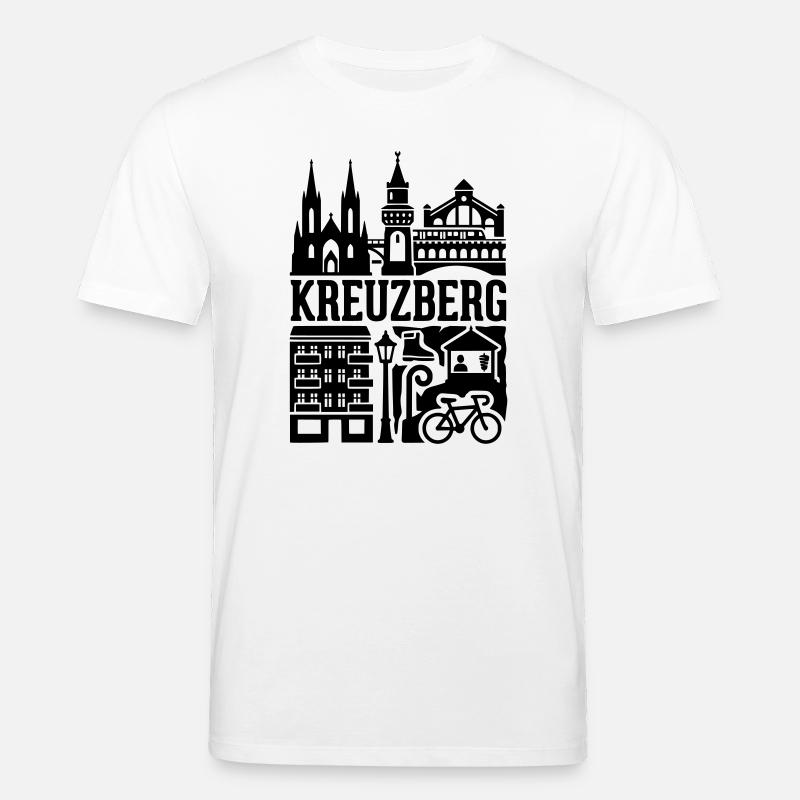 Berlin Kreuzberg in a Nutshell - Stanley/Stella Unisex Bio-T-Shirt CREATOR - Weiß