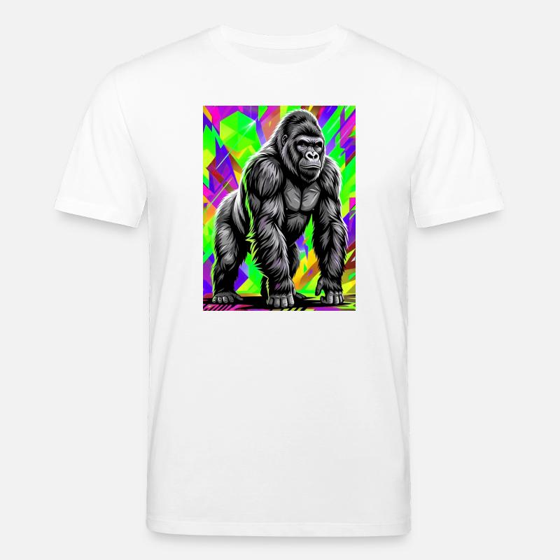 Gorilla - Stanley/Stella Unisex Bio-T-Shirt CREATOR - Weiß