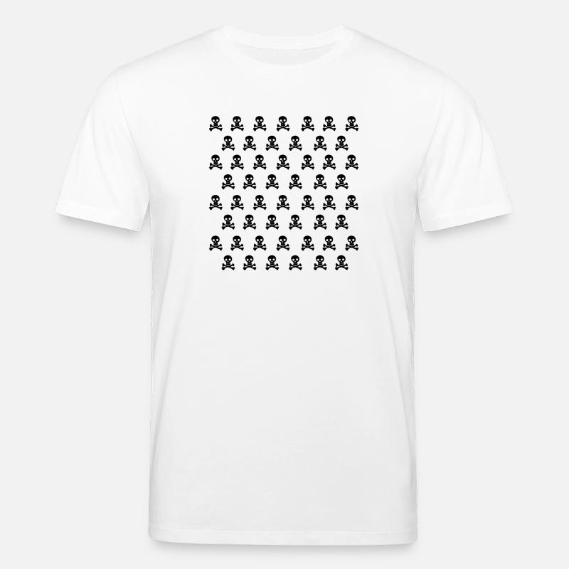 Emo Schädel - Stanley/Stella Unisex Bio-T-Shirt CREATOR  - Weiß