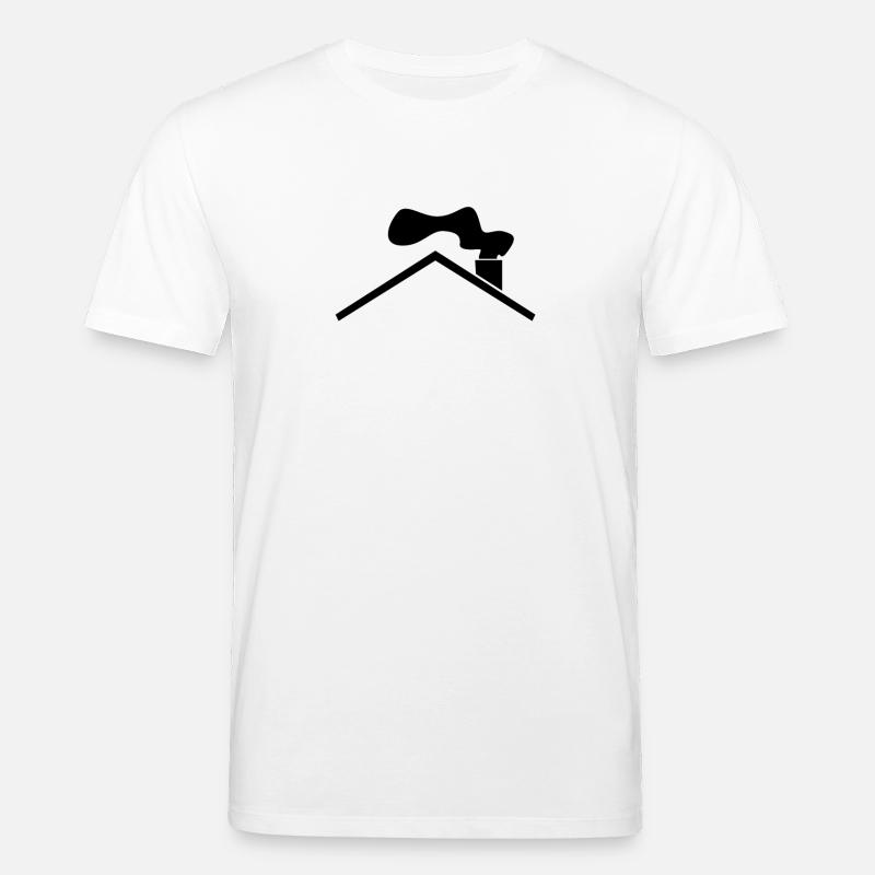 Dach - Haus Dach - Stanley/Stella Unisex Bio-T-Shirt CREATOR  - Weiß