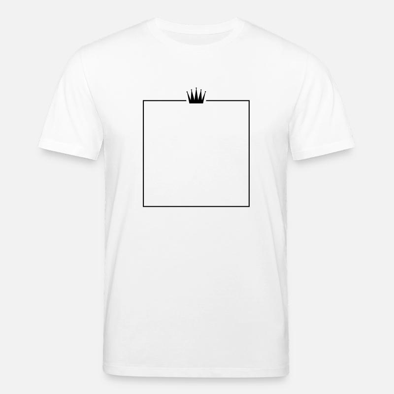 rahmen krone - Stanley/Stella Unisex Bio-T-Shirt CREATOR  - Weiß