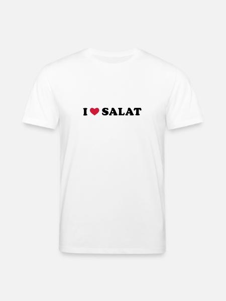 J'aime salade - T-shirt bio CREATOR Stanley/Stella Unisexe - blanc