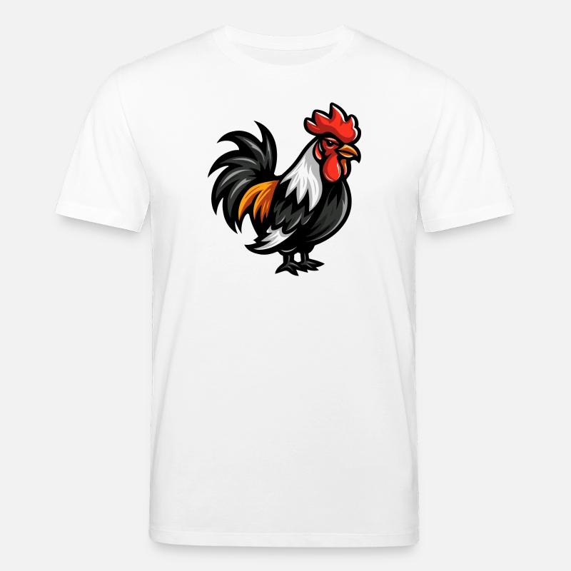 Hahn Comic - Stanley/Stella Unisex Bio-T-Shirt CREATOR  - Weiß