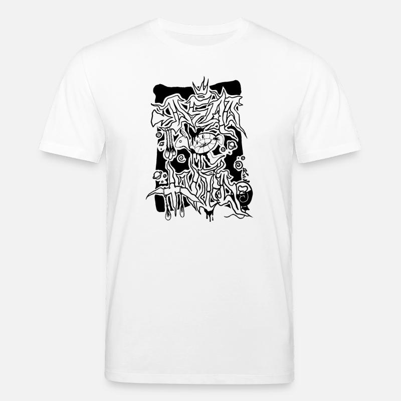 Buntes geometrisches abstraktes Design - Stanley/Stella Unisex Bio-T-Shirt CREATOR  - Weiß