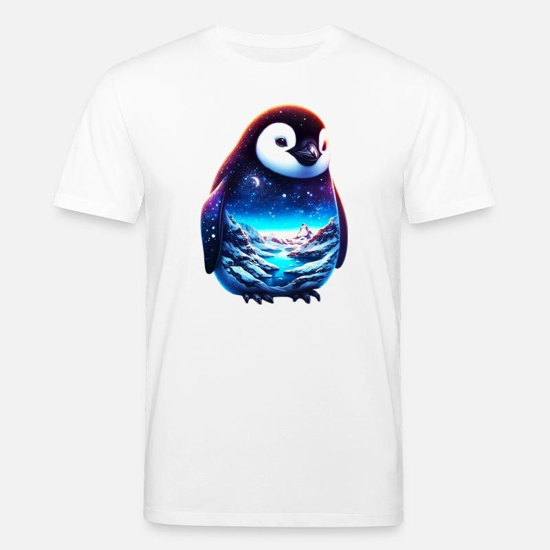 Pingouin - T-shirt bio CREATOR Stanley/Stella Unisexe - blanc