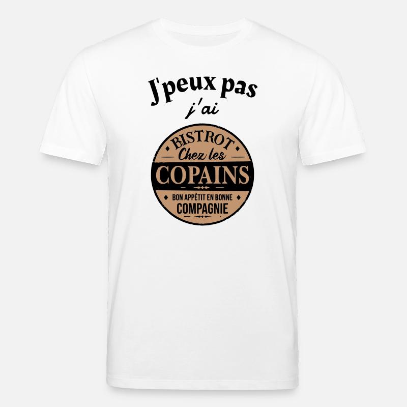 Ich kann nicht Bistrot - Stanley/Stella Unisex Bio-T-Shirt CREATOR  - Weiß