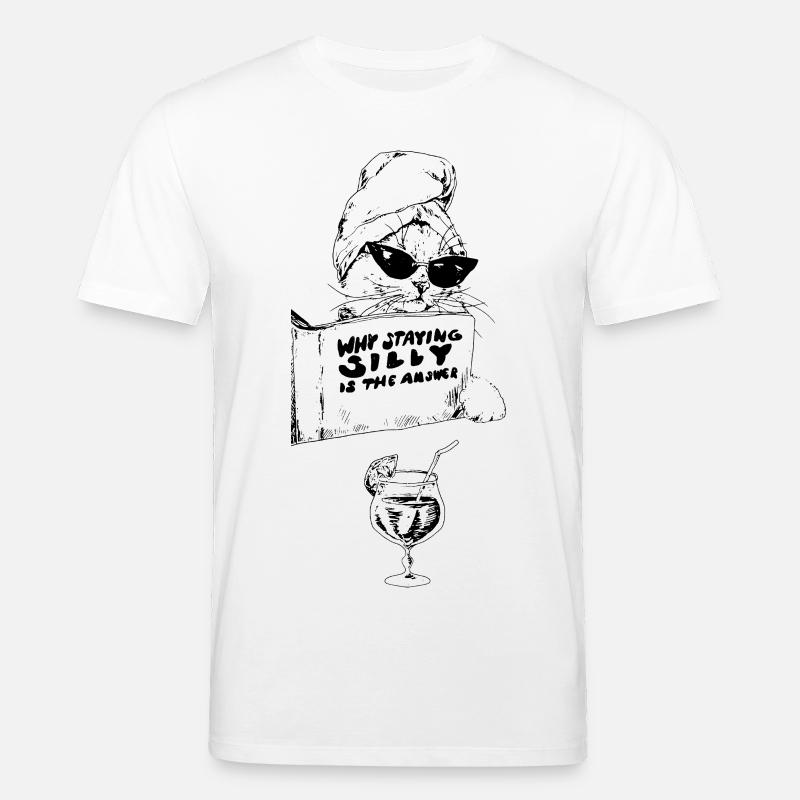 PERCHÉ RESTARE SCIOCCHI È LA RISPOSTA - Maglietta ecologica unisex CREATOR di Stanley/Stella - bianco