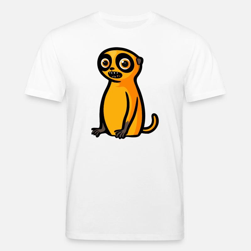 Erdmännchen Halloween Comic Lustig - Stanley/Stella Unisex Bio-T-Shirt CREATOR  - Weiß