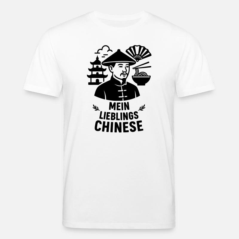 Mon chinois préféré - T-shirt bio CREATOR Stanley/Stella Unisexe - blanc