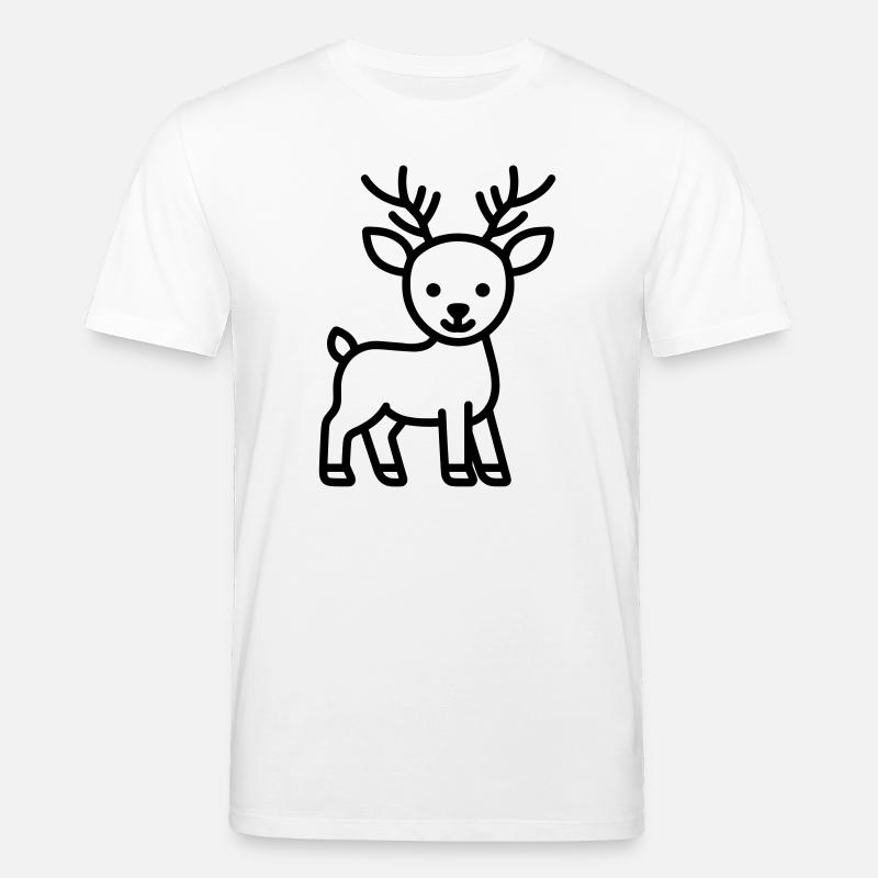 Hirsch - Stanley/Stella Unisex Bio-T-Shirt CREATOR  - Weiß