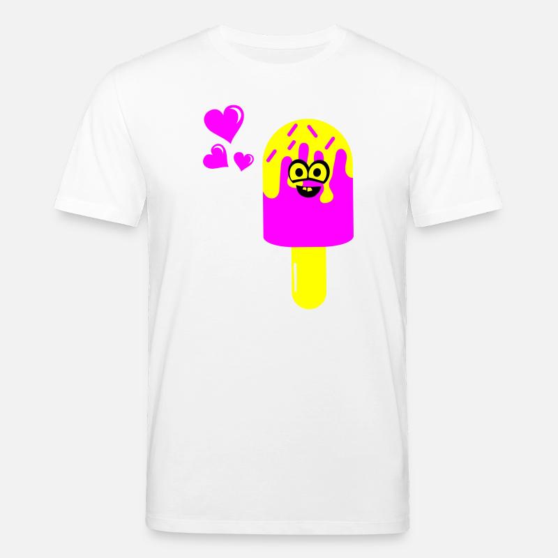 Eis Eiscreme - Stanley/Stella Unisex Bio-T-Shirt CREATOR  - Weiß