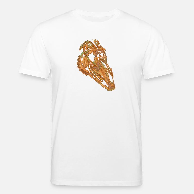 Spitze Schädel - Stanley/Stella Unisex Bio-T-Shirt CREATOR  - Weiß