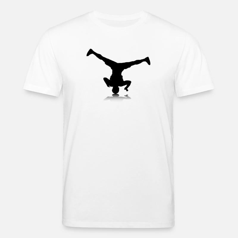 Breakdancer (spin) - Stanley/Stella Unisex Bio-T-Shirt CREATOR  - Weiß