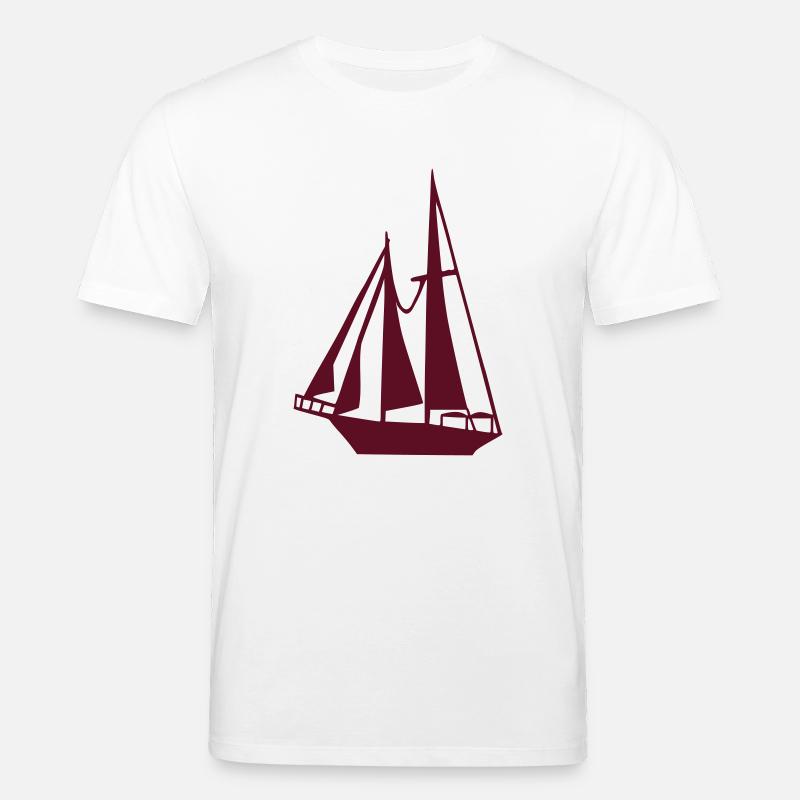 Bateau - Voilier - T-shirt bio CREATOR Stanley/Stella Unisexe - blanc